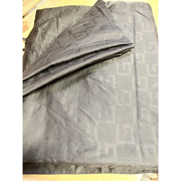 Gucci Logo Print Brown Ccotton Duvet Cover Bedding 100'' x 80'' King Queen - Picture 1 of 4